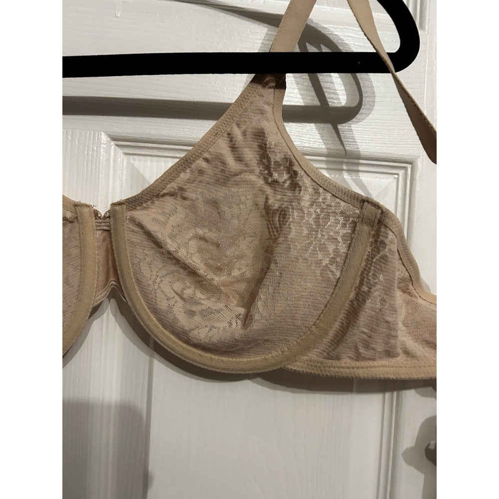 Wacoal Bra 38D Halo Lace Under Wire Unlined Full Coverage lingerie Style 851205 - Picture 13 of 15